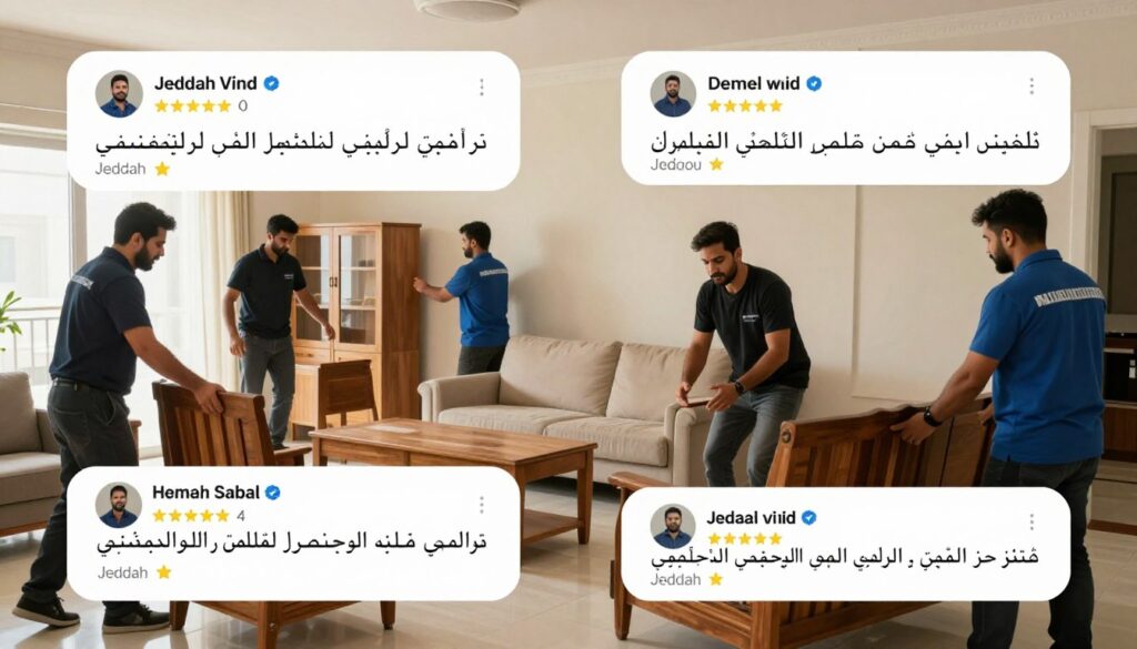 آراء العملاء في خدمة نقل عفش مضمون جدة