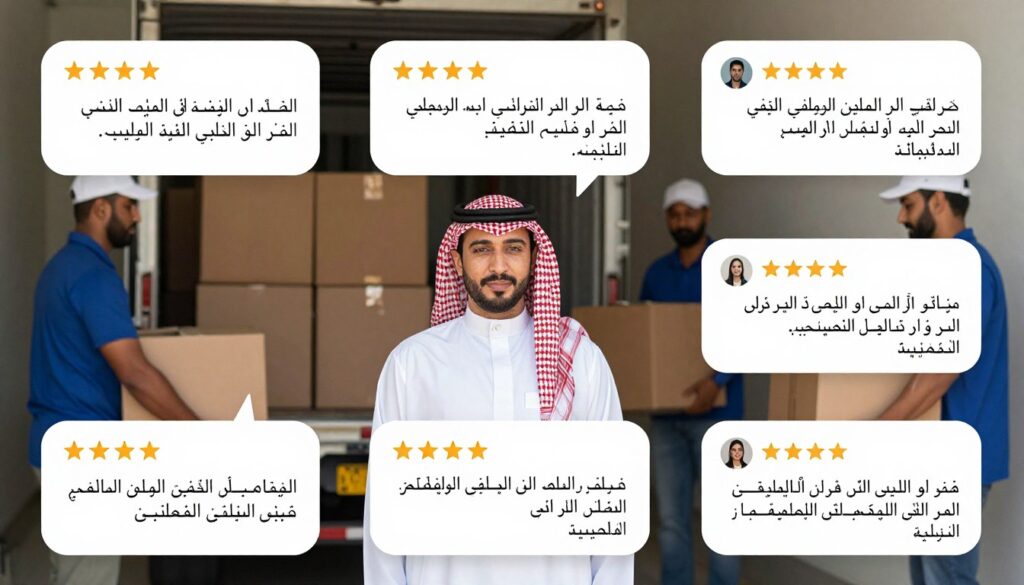 آراء وتقييمات عملاء شركة نقل عفش بجدة
