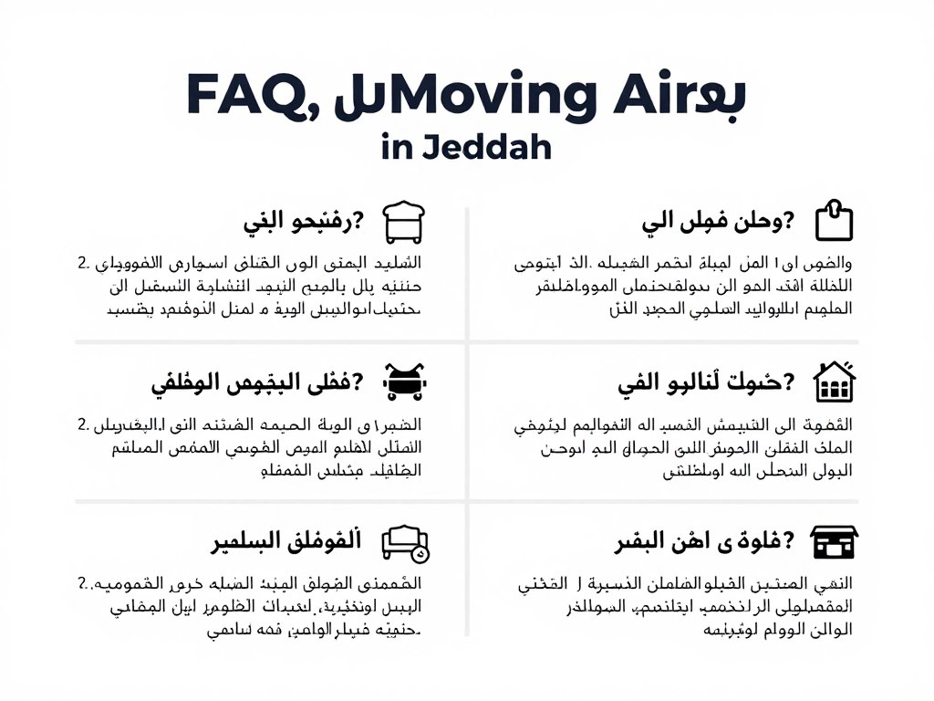 أسئلة شائعة حول نقل عفش منازل وفلل جدة