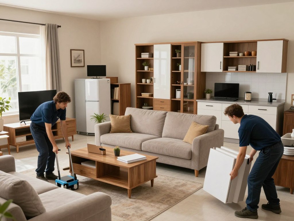 أنواع مختلفة من أثاث المنازل التي يتم نقلها في جدة