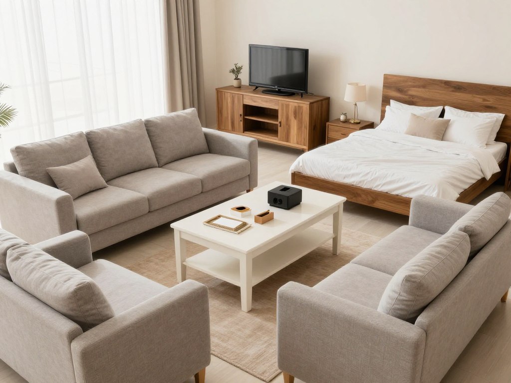 أنواع مختلفة من الأثاث يتم نقلها بدون تلفيات في جدة