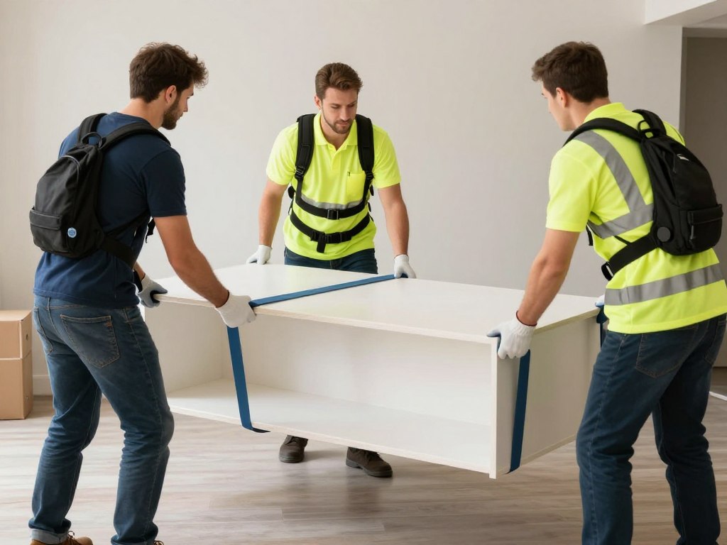 إجراءات السلامة أثناء نقل عفش مع عمال محترفين