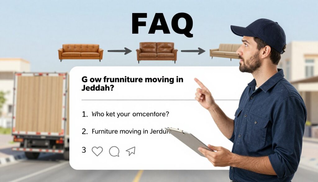 الأسئلة الشائعة حول نقل الأثاث - شركة نقل أثاث معتمدة جدة