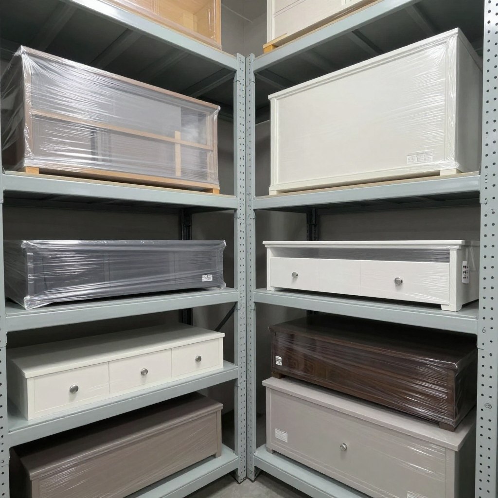 تخزين الأثاث في مستودعات مؤسسة النقل السريع