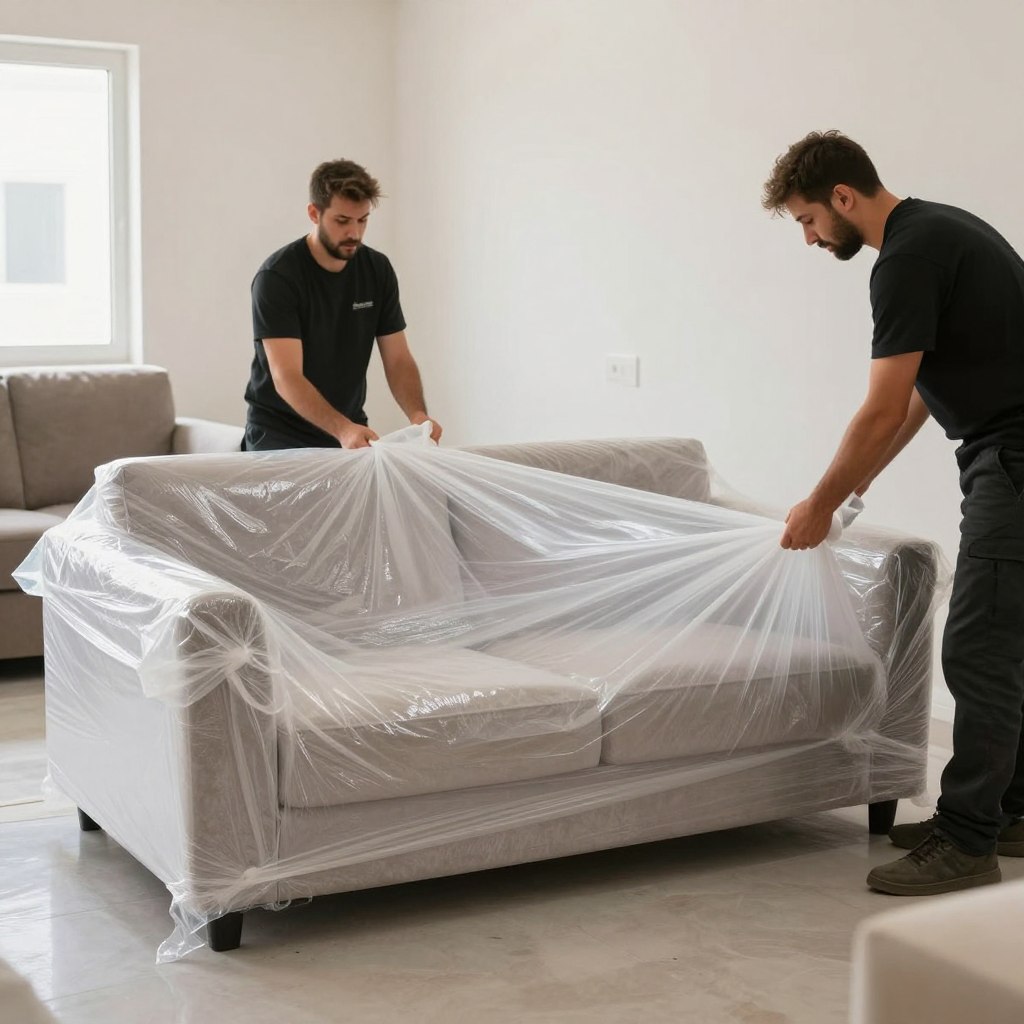 تغليف احترافي للأثاث لحمايته أثناء نقل عفش جدة
