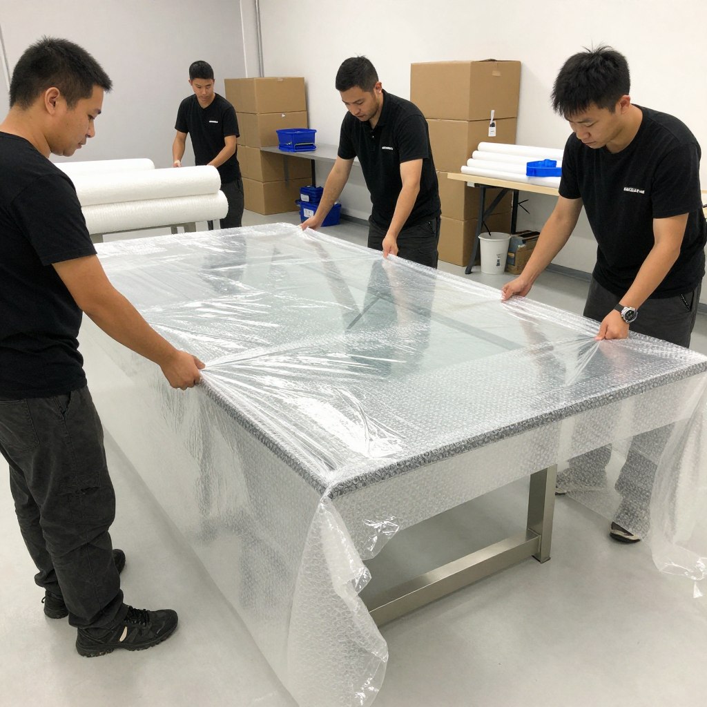 تغليف احترافي للعفش والأثاث في نقل عفش بجدة