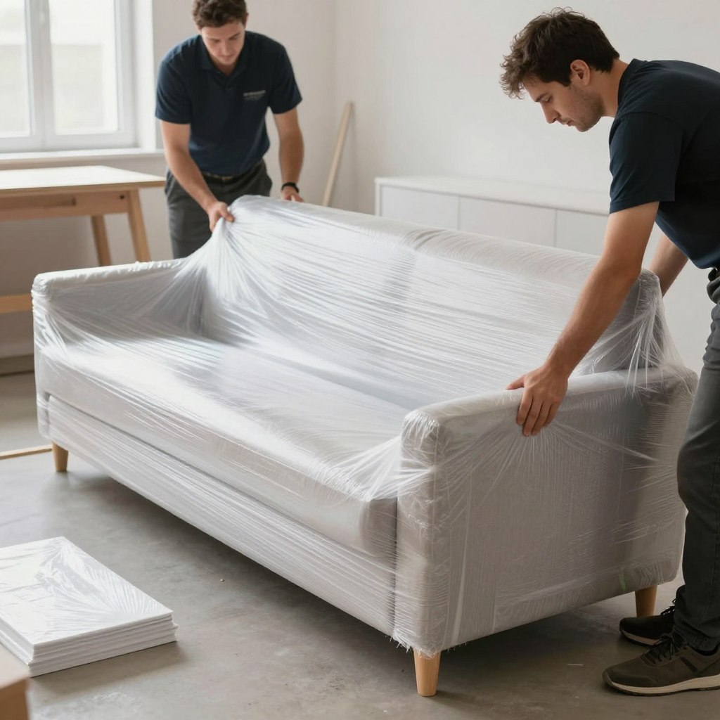 تغليف الأثاث والعفش بمواد عالية الجودة