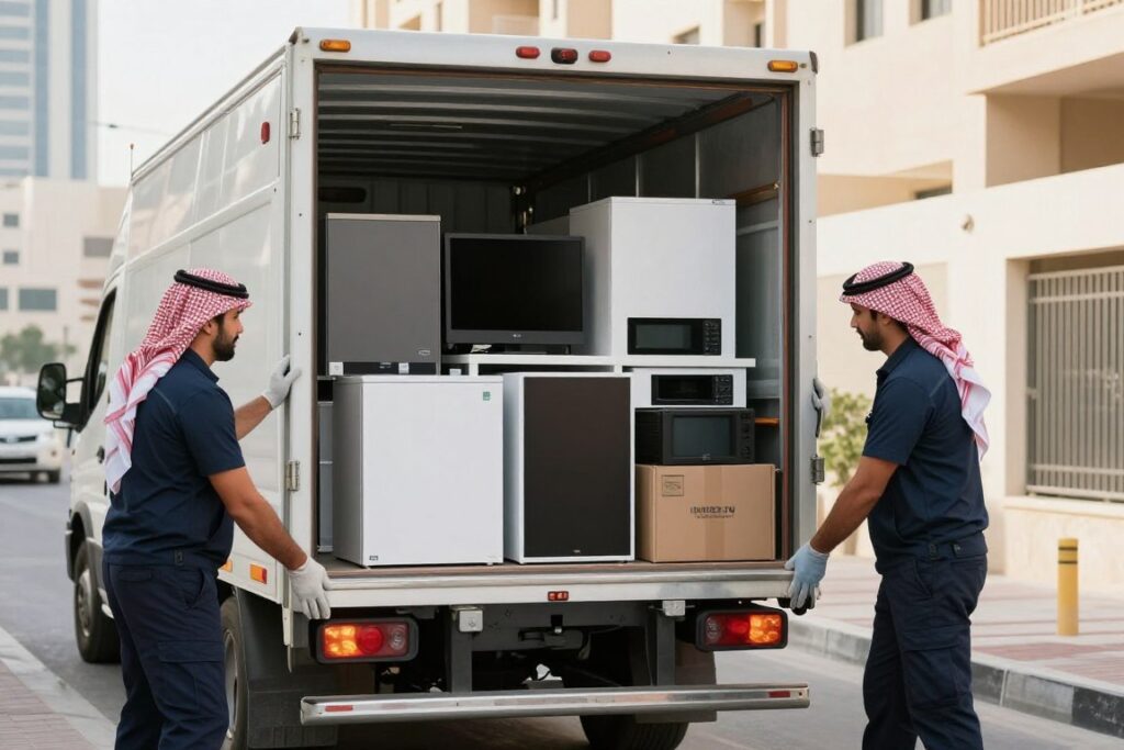 خدمات متخصصة في نقل العفش تشمل نقل الأجهزة الكهربائية والقطع الثمينة