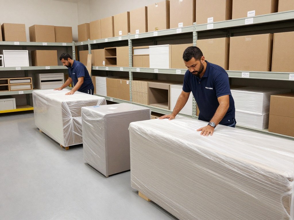 خدمة تغليف وتخزين الأثاث