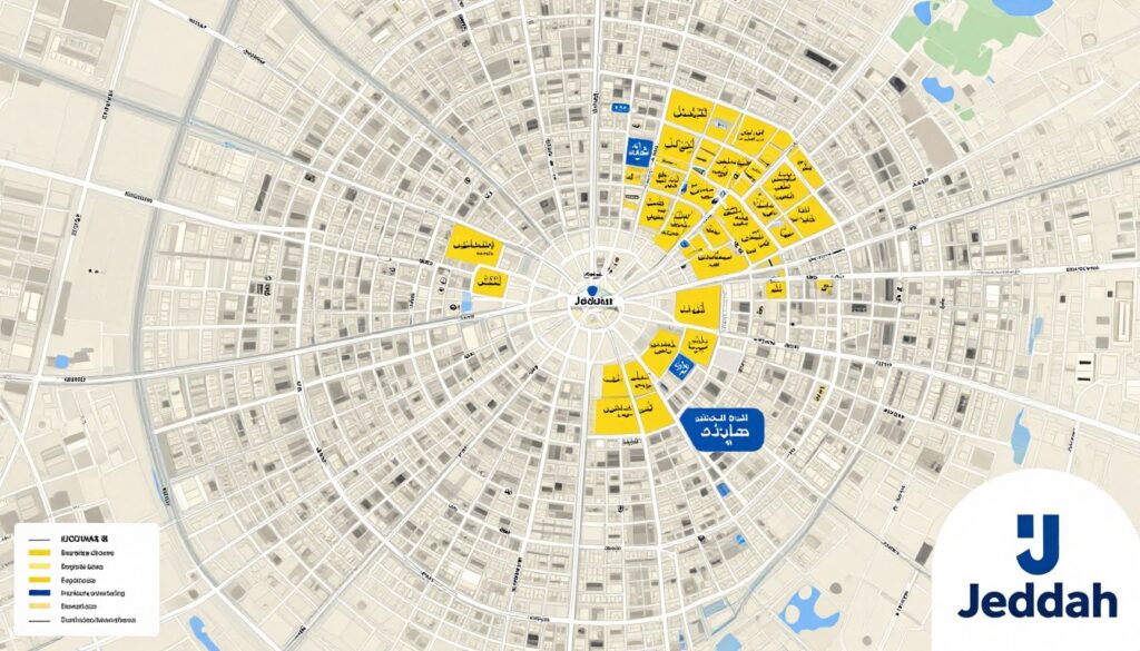 خريطة تغطية خدمة نقل عفش بجدة