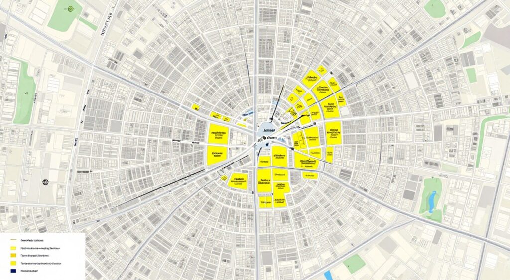 خريطة توضح تغطية خدمة نقل عفش سريع في جدة لجميع الأحياء