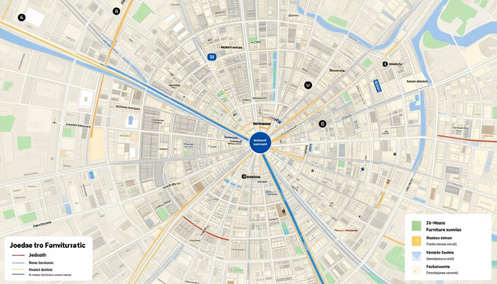 خريطة مناطق خدمة نقل عفش 24 ساعة في جدة