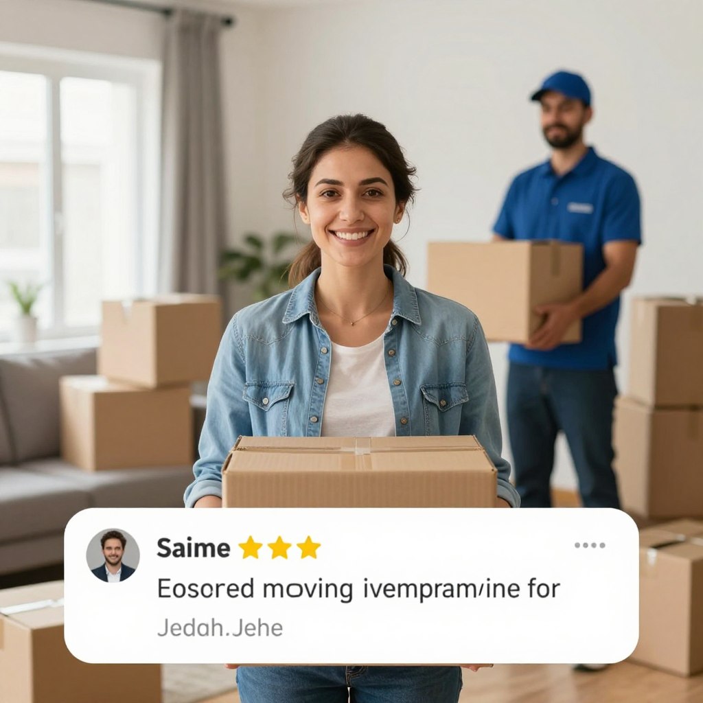 رأي عميلة في خدمة نقل العفش من مؤسسة النقل السريع بجدة