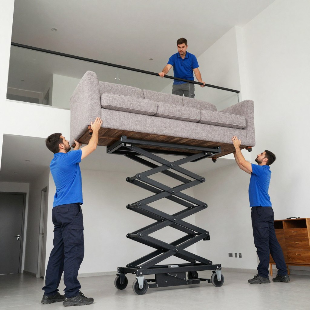 رفع الأثاث للأدوار العليا