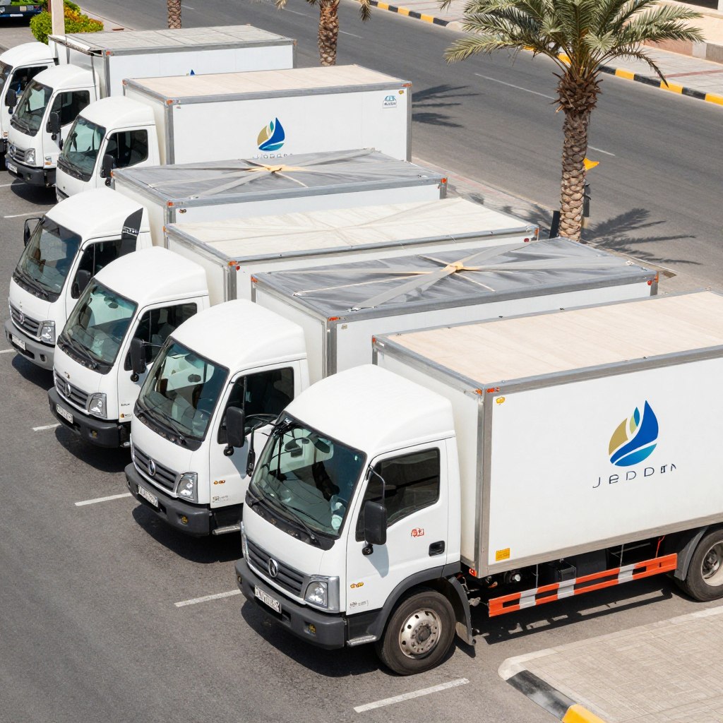 سيارات مجهزة خصيصًا لنقل عفش جدة بأمان تام
