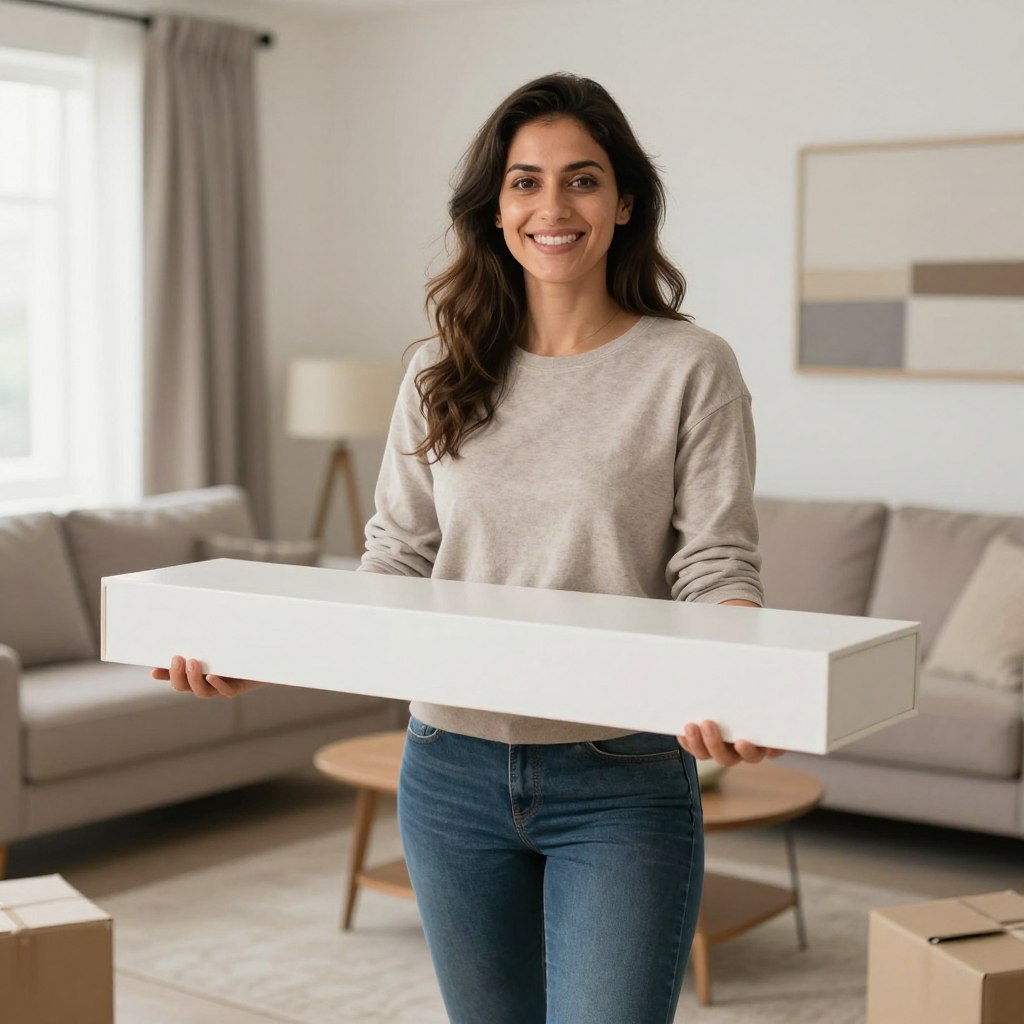 صورة لعميلة راضية عن خدمة نقل عفش جدة