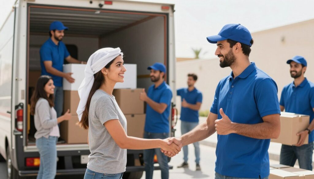 عملاء راضون عن خدمات نقل عفش جدة مع مؤسسة النقل السريع