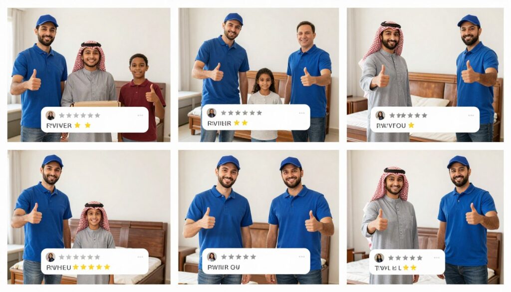 عملاء راضون عن خدمات نقل عفش داخل جدة وخارجها