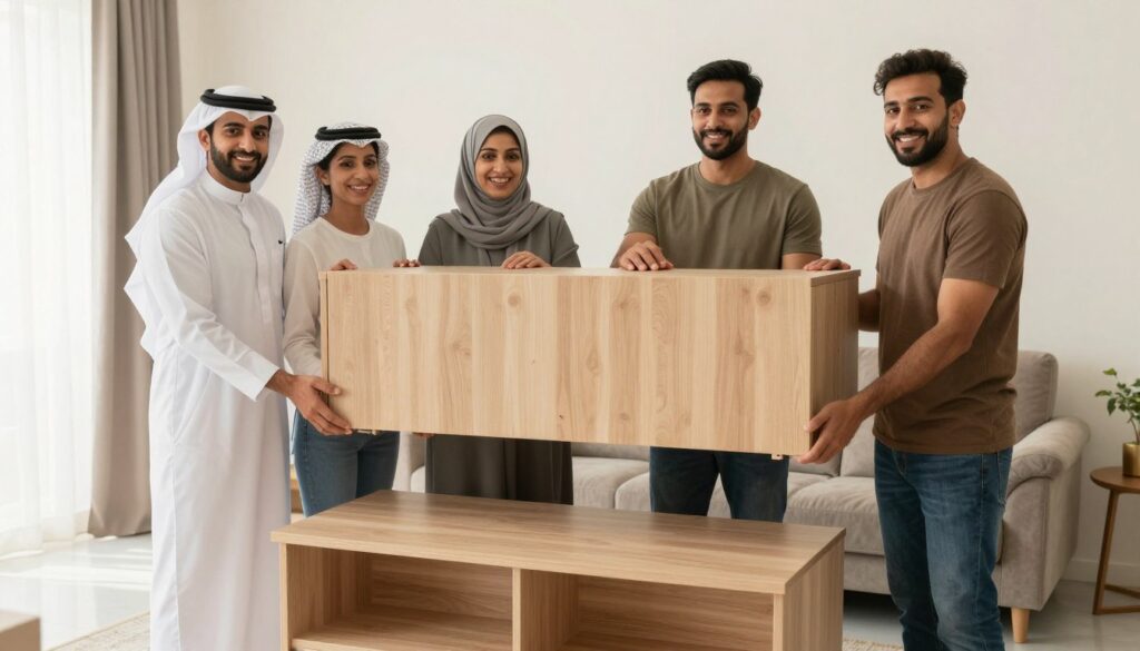 عملاء راضون عن خدمة نقل عفش سريع في جدة