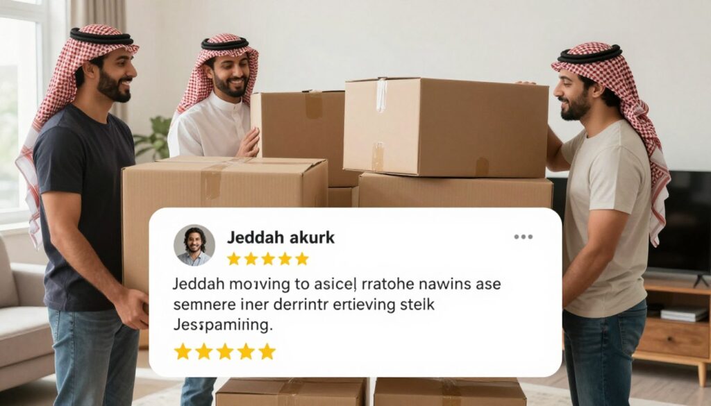 عملاء سعداء بخدمة نقل عفش فورية بجدة