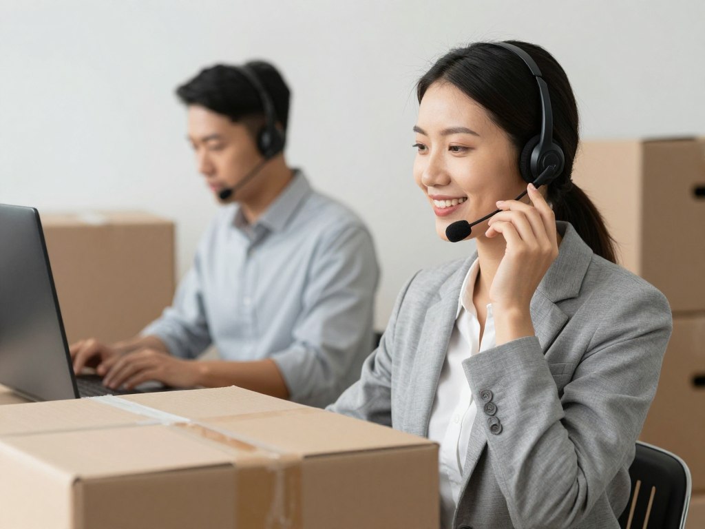 فريق خدمة العملاء في فاست موفرز لنقل العفش