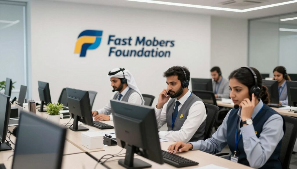 فريق خدمة العملاء في مؤسسة النقل السريع جدة