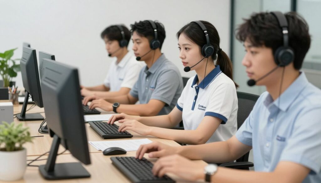 فريق خدمة عملاء مؤسسة النقل السريع لخدمة نقل عفش VIP جدة