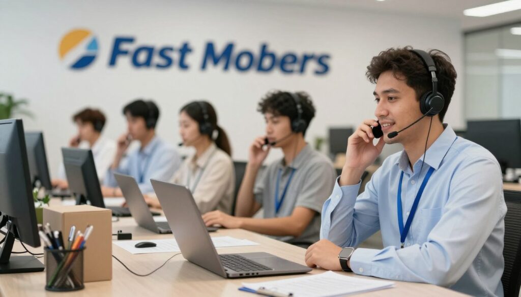 فريق خدمة عملاء مؤسسة النقل السريع لنقل عفش جدة