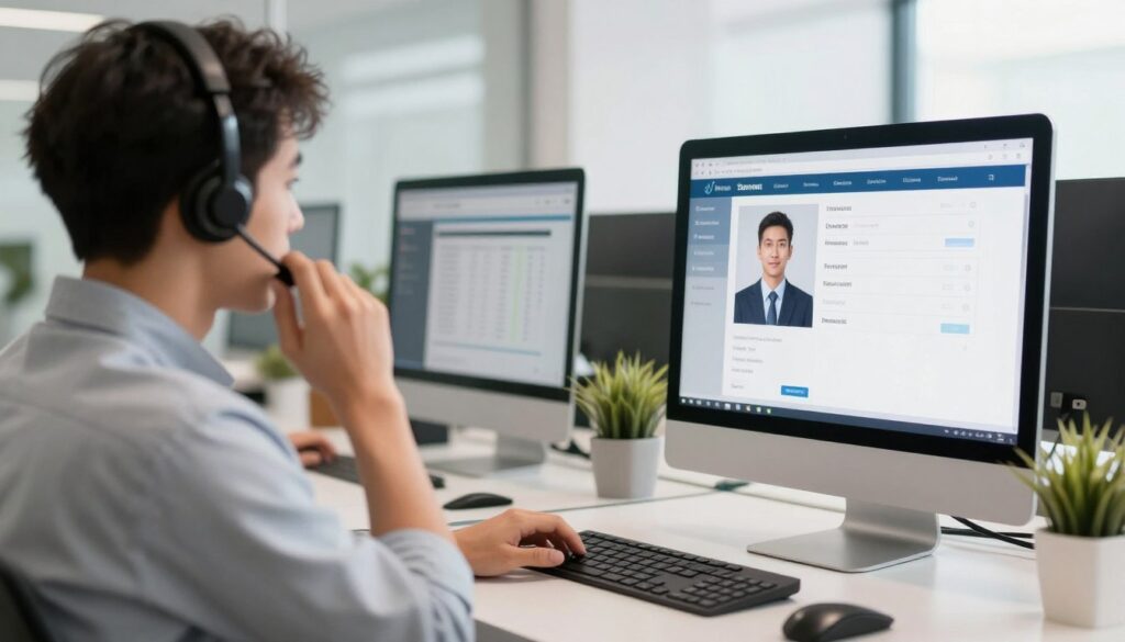 فريق خدمة عملاء نقل عفش سريع يرد على استفسارات العملاء