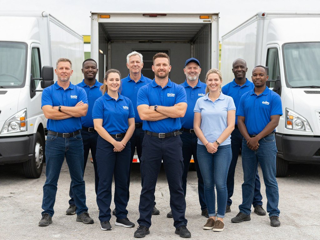 فريق عمل مؤسسة النقل السريع المحترف