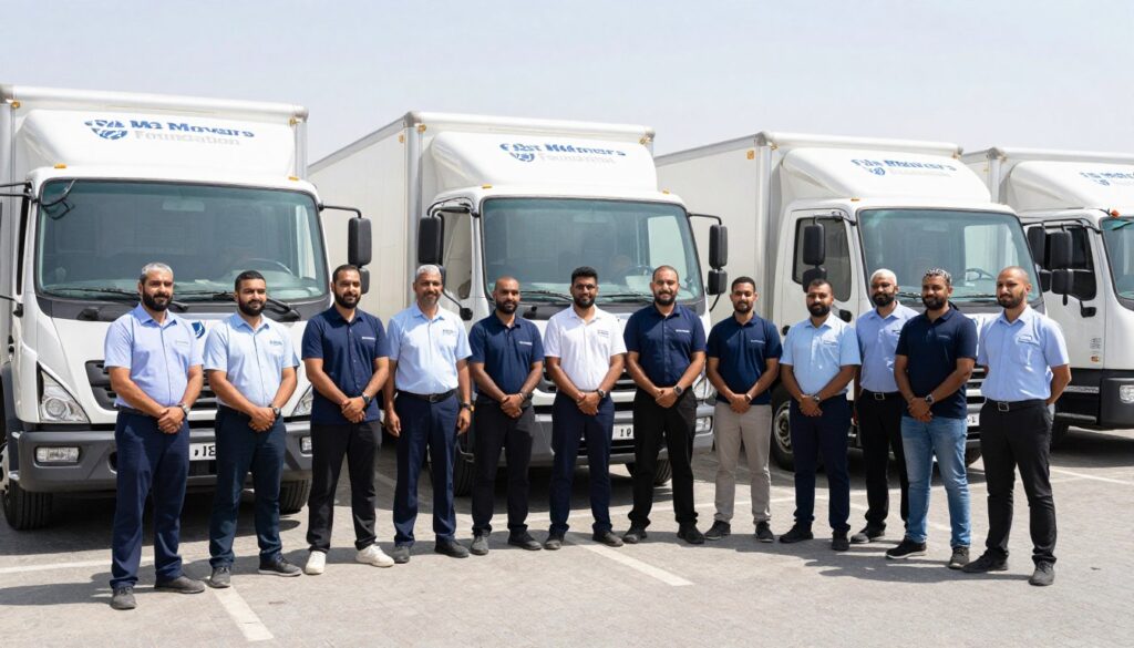 فريق عمل مؤسسة النقل السريع لنقل عفش راقي بجدة