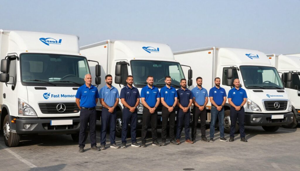 فريق مؤسسة النقل السريع المحترف لخدمة نقل عفش VIP جدة
