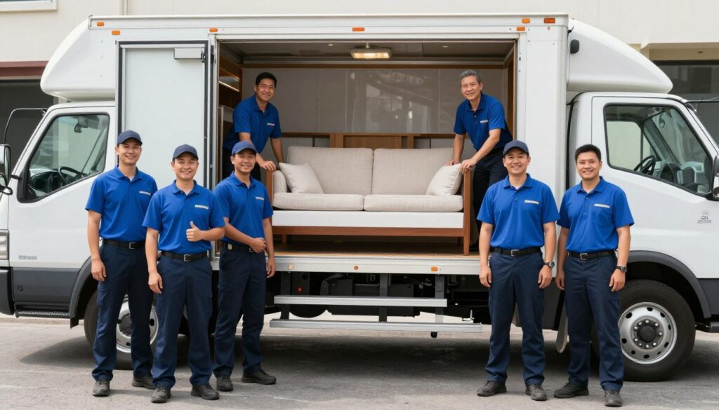 فريق مؤسسة النقل السريع المحترف يقدم خدمة نقل عفش مضمون وسريع