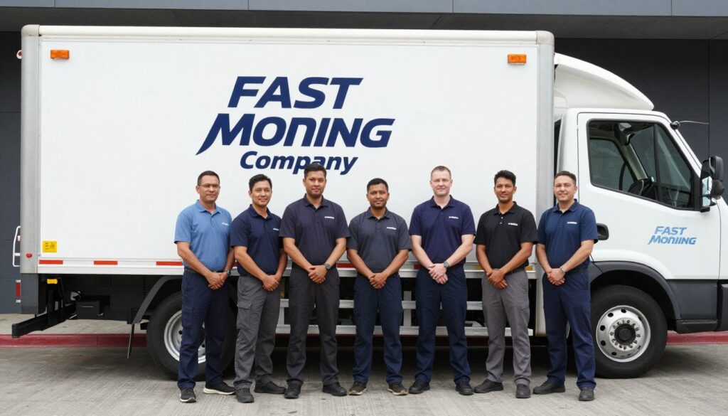 فريق مؤسسة النقل السريع المحترف يقدم خدمة نقل عفش مع ضمان السلامة