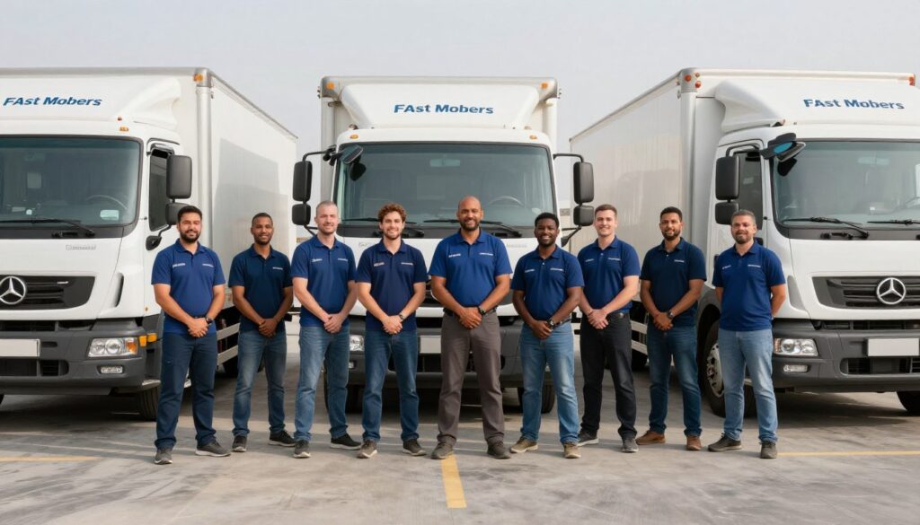 فريق مؤسسة النقل السريع لخدمات نقل عفش شامل جدة