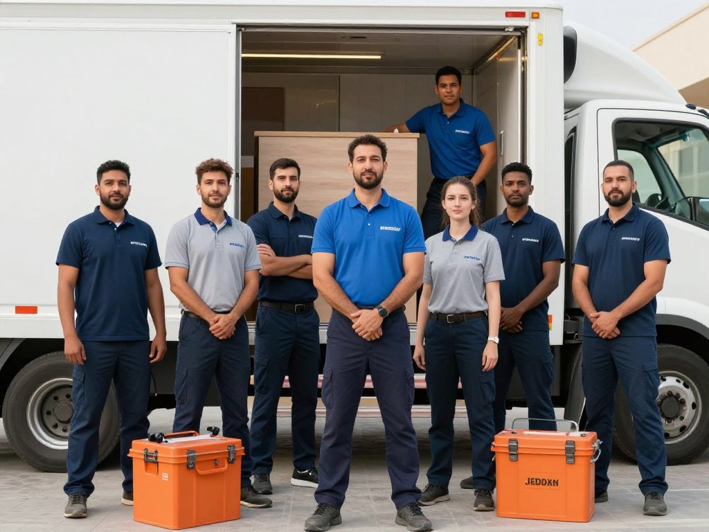 فريق محترف لنقل عفش منازل وفلل جدة