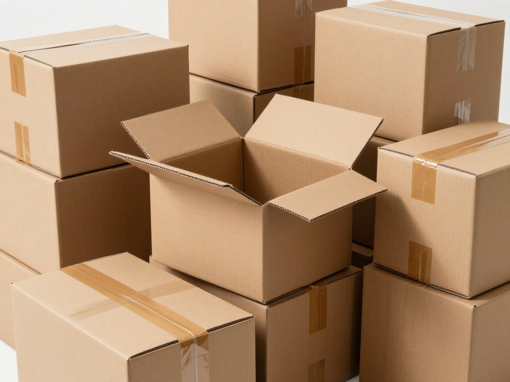 كراتين مقواة تستخدم في تغليف الأثاث للنقل بشكل آمن