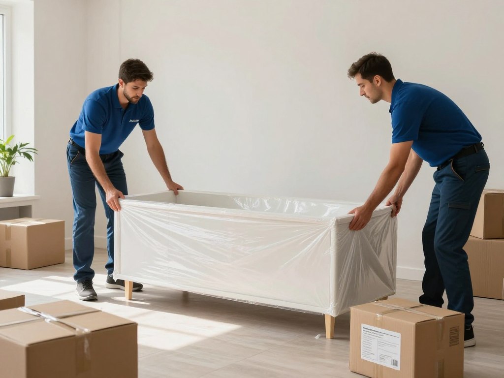 مراحل تغليف العفش في نقل عفش مع تغليف ممتاز جدة