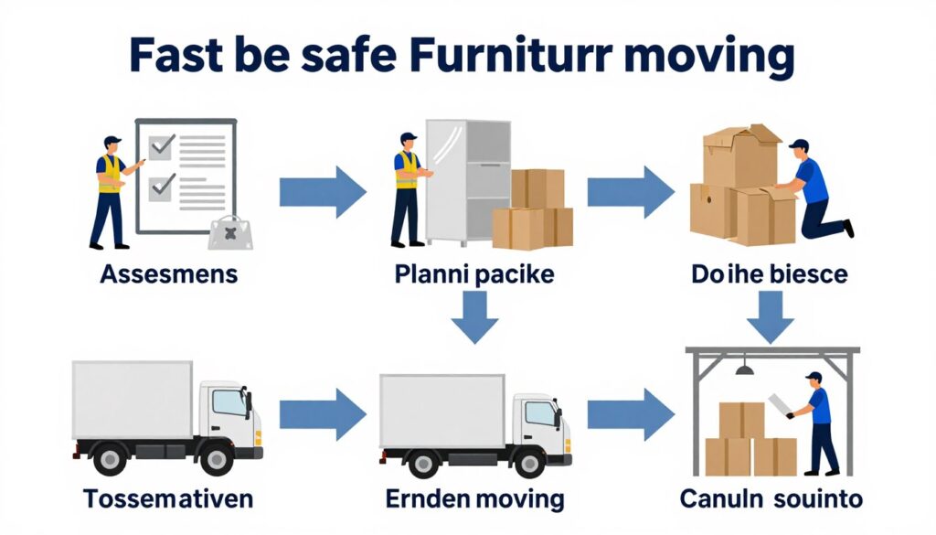 منهجية عمل احترافية لضمان نقل عفش سريع وآمن