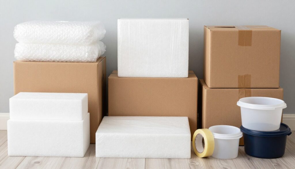 مواد التغليف عالية الجودة المستخدمة في أسرع نقل عفش في جدة