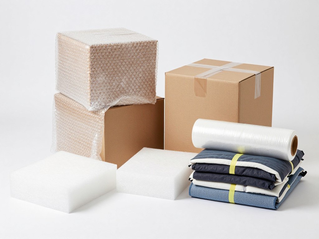 مواد تغليف عالية الجودة تستخدم في خدمة نقل عفش فورية بجدة