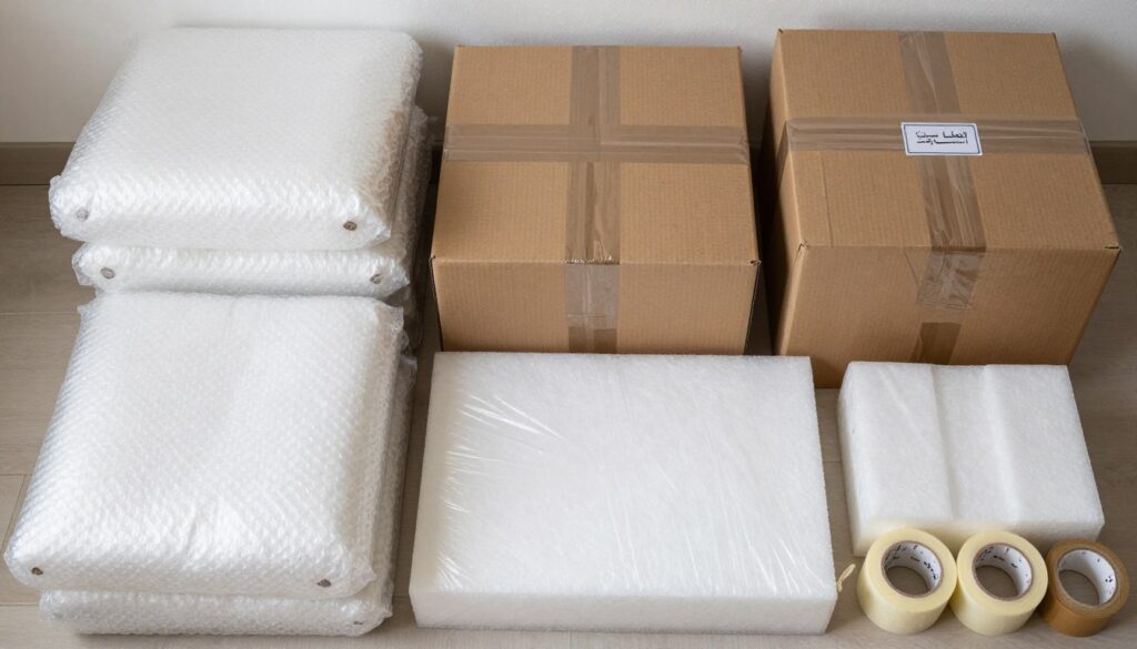 مواد تغليف عالية الجودة تستخدم في نقل عفش مضمون جدة