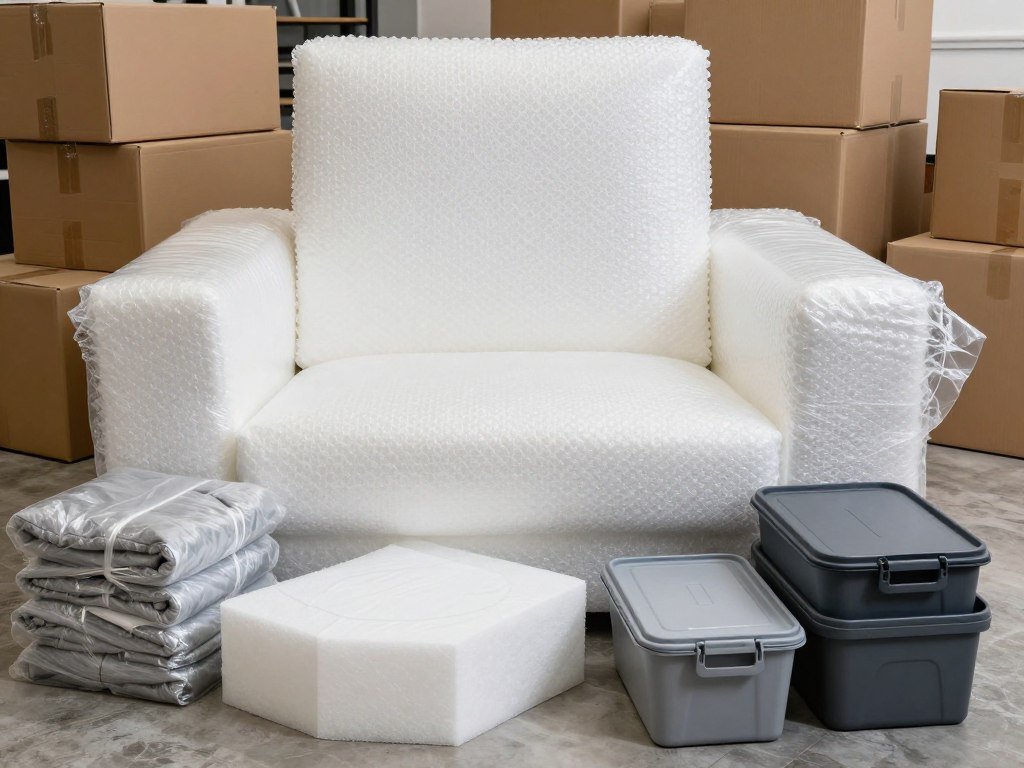 مواد تغليف متطورة تستخدمها شركة نقل أثاث معتمدة جدة