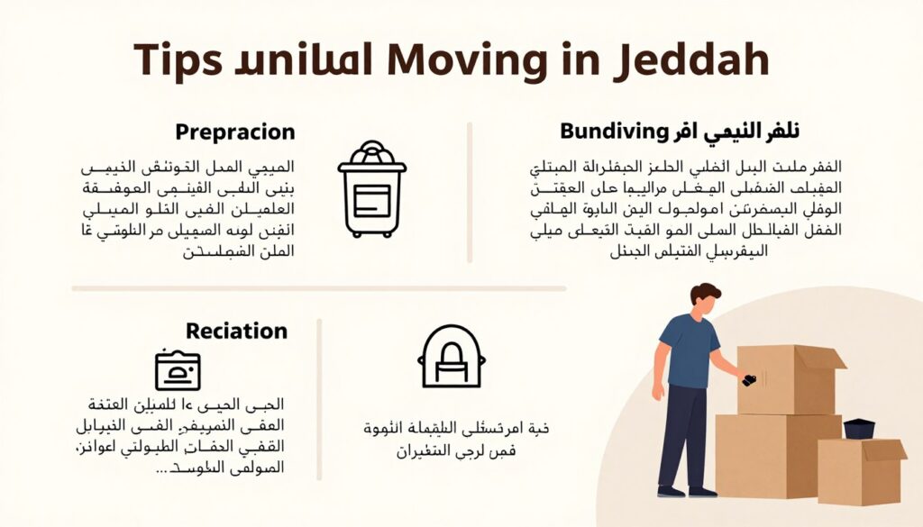 نصائح عملية لتسهيل عملية نقل العفش داخل جدة