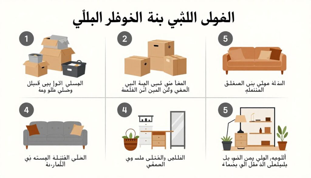 نصائح مهمة قبل نقل العفش من شركة نقل عفش موثوقة بجدة