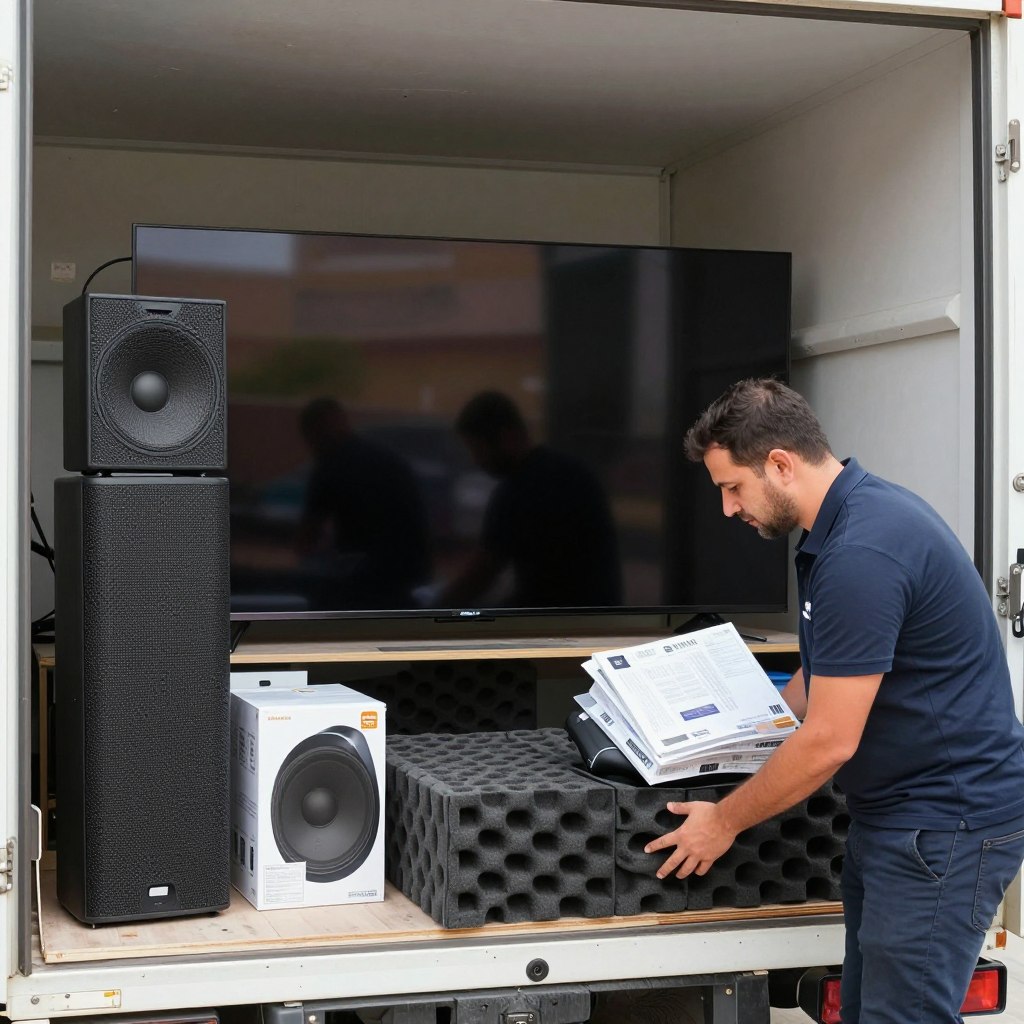 نقل الأجهزة الإلكترونية في خدمة نقل عفش راقي بجدة