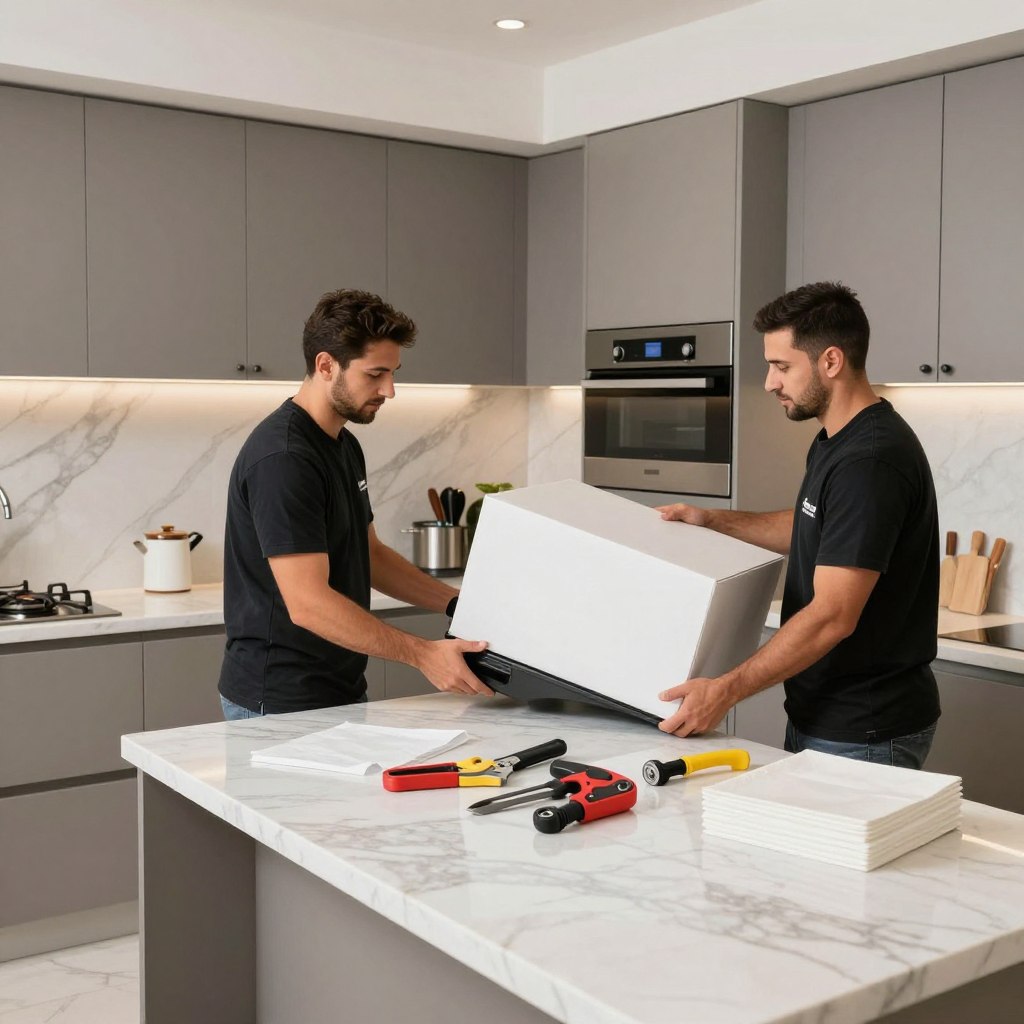 نقل المطابخ والأجهزة الكهربائية في خدمة نقل عفش راقي بجدة