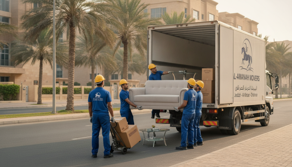 تغطية شاملة لنقل العفش من جدة إلى الخبر والظهران