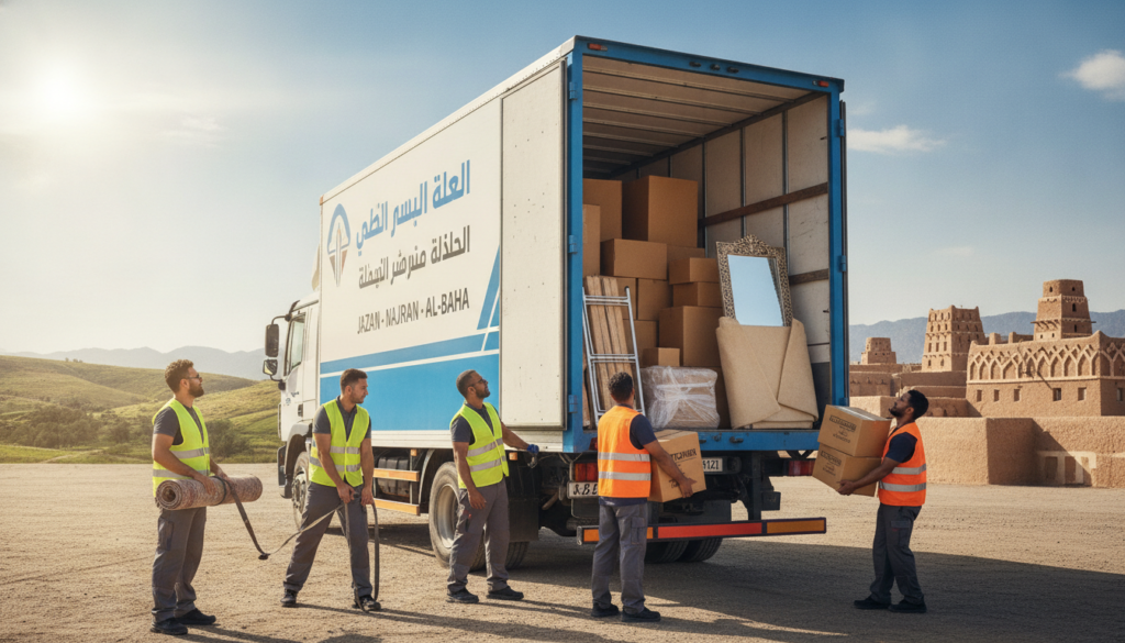 نقل عفش جازان ونجران والباحة