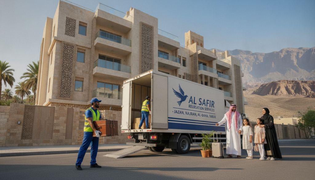 نقل عفش جازان ونجران والباحة وتبوك